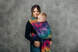 Long woven wrap in Jurassic Park - New Era print