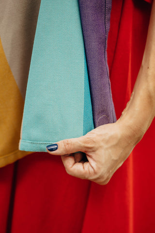 Wrap conversion ring sling baby carrier in print Pastels