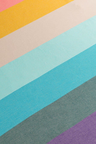 Long woven baby wrap in print Pastels