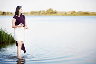 Stretchy wrap in Sugilite Purple