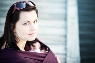 Stretchy wrap in Sugilite Purple