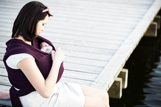 Stretchy wrap in Sugilite Purple