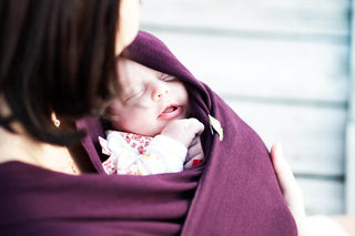 Stretchy wrap in Sugilite Purple