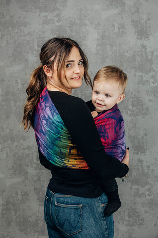 Wrap conversion baby carrier ring sling in print Jurassic Park - New Era