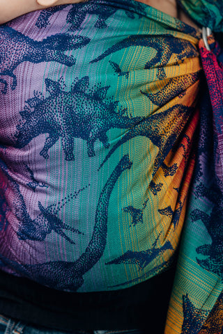 Wrap conversion baby carrier ring sling in print Jurassic Park - New Era