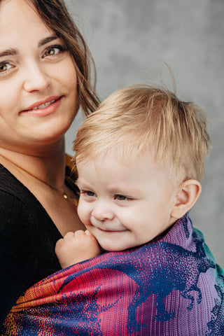 Wrap conversion baby carrier ring sling in print Jurassic Park - New Era